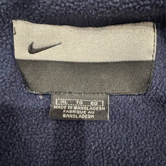 Nike Down Puffer Jacket Men’s XL Light Blue Fleece Lined Y2K Winter Coat VTG - Picture 9 of 10